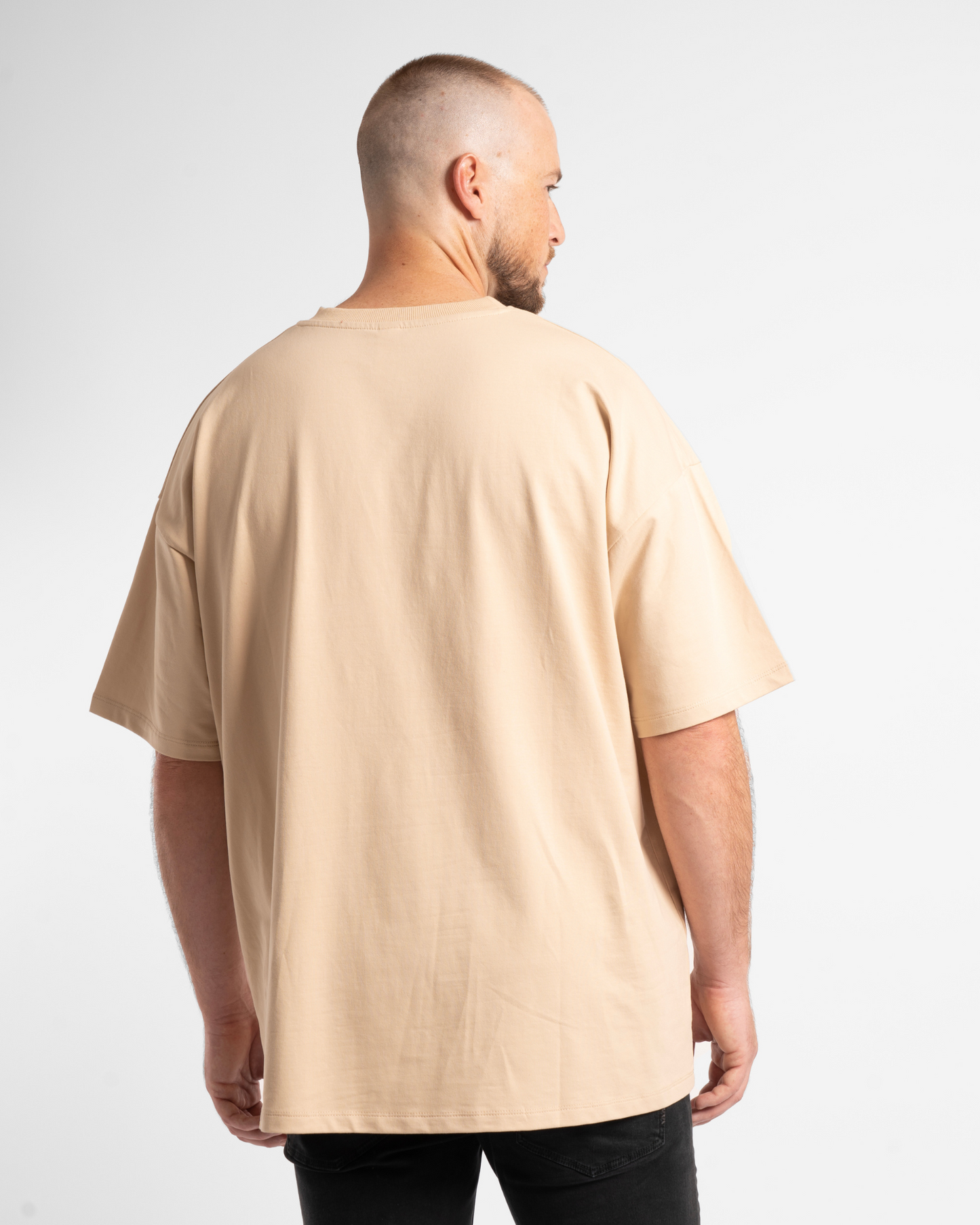 Luxe Oversized Tee - Sand