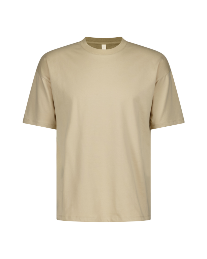 Luxe Oversized Tee - Sand