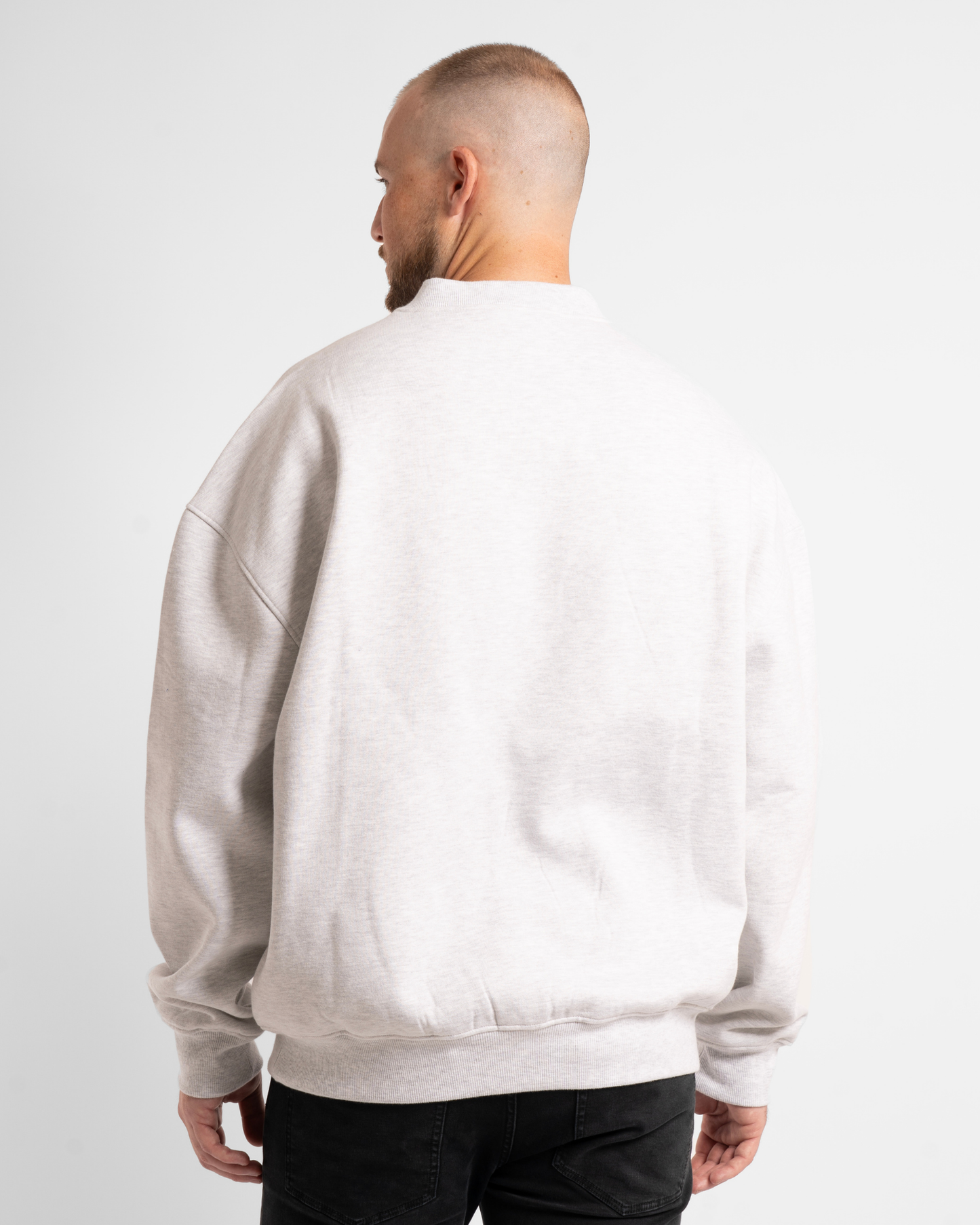 Unisex Classic Crew - Grey Marle