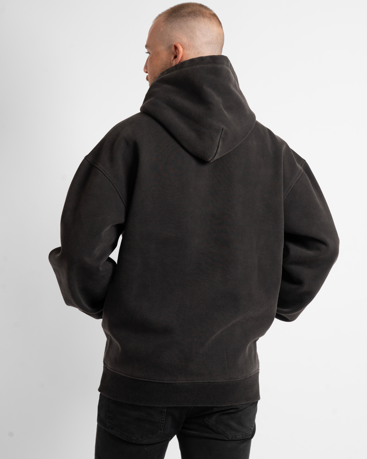 Unisex Oversized Hoodie - Washed Black