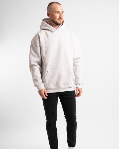 Unisex Oversized Hoodie - Grey Marle