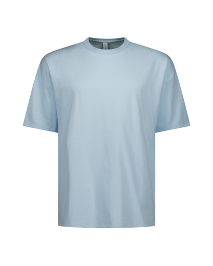 Luxe Oversized Tee - Sky Blue