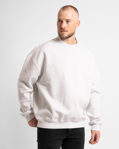 Unisex Classic Crew - Grey Marle
