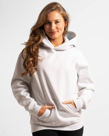 Unisex Oversized Hoodie - Grey Marle