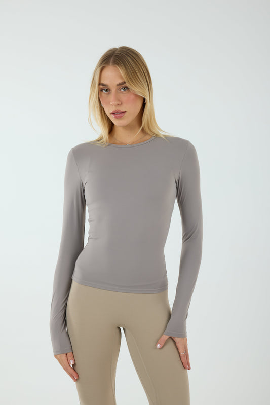 TULLEAH LONG SLEEVE - SLATE