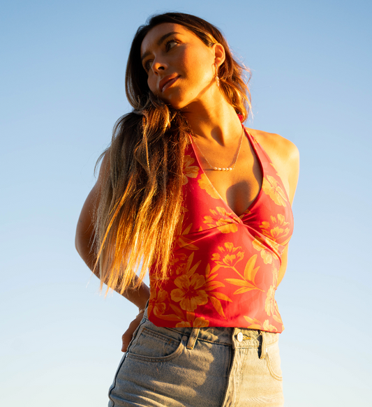 Wildfire Hibiscus Halter